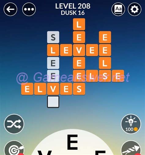 wordscapes level 208